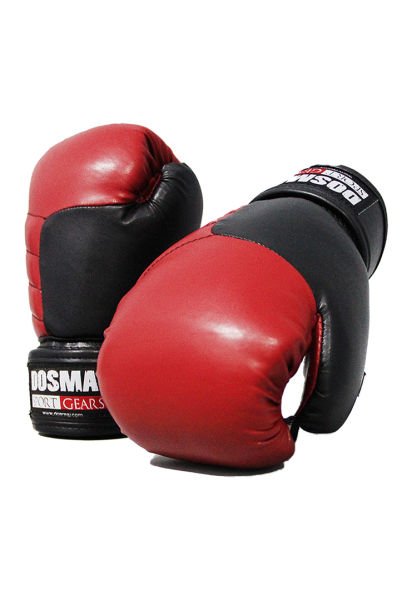 Dosmai Boks Kick Boks Muay Thai Eldiveni EL345 Kırmızı - 12 oz